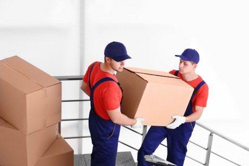 Moving home in Belsize Park with careful loading support