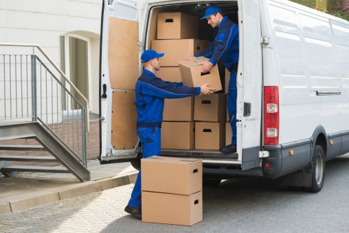 Commercial office removals service in the Belsize Park area