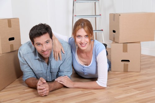 Local moving truck arranged for flats and houses in Belsize Park