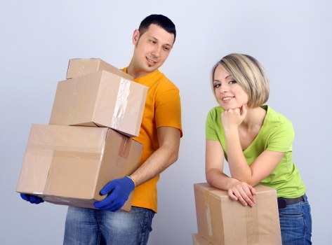 Household furniture items prepared for collection from a Belsize Park property